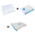 Creative Living Solutions Feather and Down Bed Pillow Queen