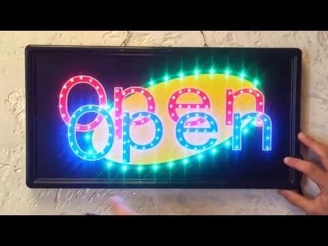 Motion Led Sign Constructor Dual Open Animated Motion LED Neon Light Sign – DSD Brands