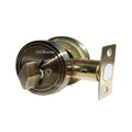 "Deadbolt" Door Lock Set with Single Cylinder, Finish: Antique Bronze - DSD Brands