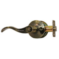 "Prelude" Entry Lever Door Lock with Knob Handle Lockset, Antique Bronze - DSD Brands