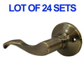 Wholesale Door Lock Sets Handle Knob Entry Passage Privacy Antique Bronze - DSD Brands