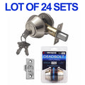 Wholesale Door Lock Sets Handle Knob Entry Passage Privacy Satin Nickel Locks - DSD Brands