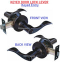 Constructor Prelude Keyed Alike Oil Rubbed Bronze Door Locksets Entry Lever Handle