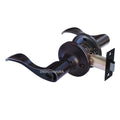 "Prelude" Entry Lever Door Lock with Knob Handle Lockset, Oil Rubbed Bronze - DSD Brands
